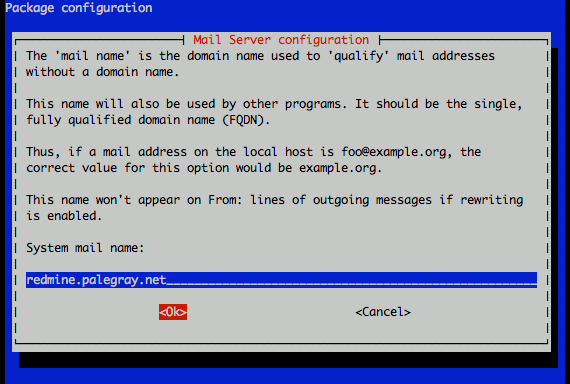 Exim system mail name configuration on Ubuntu 9.10. Exim system mail name configuration on Ubuntu 9.10.