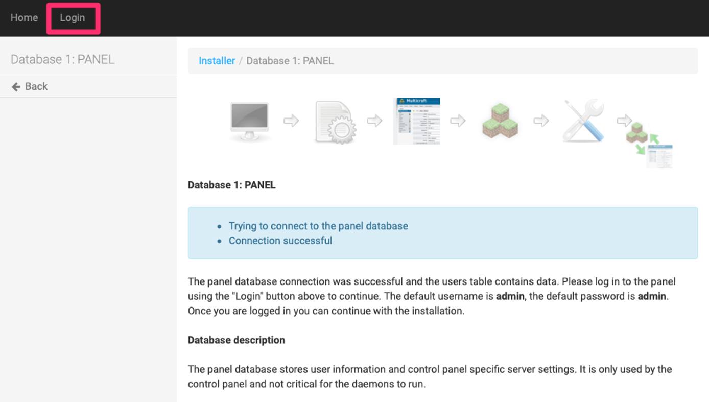 Multicraft Panel Database Connection. Multicraft Panel Database Connection.